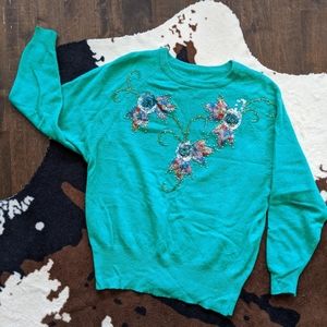 80s SPARKLE sweater